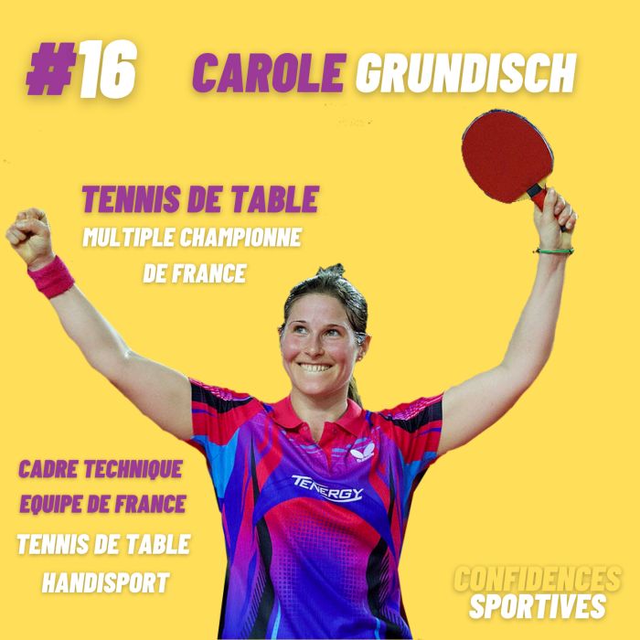 Carole Grundisch épisode Confidences Sportives
